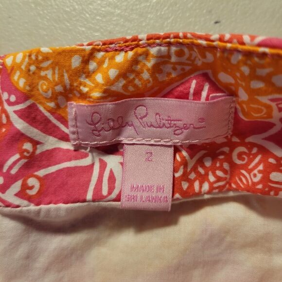 Lilly Pulitzer skirt Women's 2 multicolored Beverly Hills Bu bubbly " Pre-owned - Picture 4 of 6